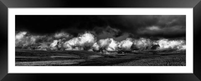 storm clouds Framed Print by paul holt