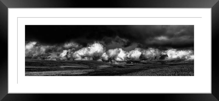 storm clouds Framed Mounted Print by paul holt