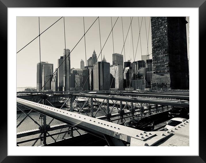 New York Framed Mounted Print by paul holt