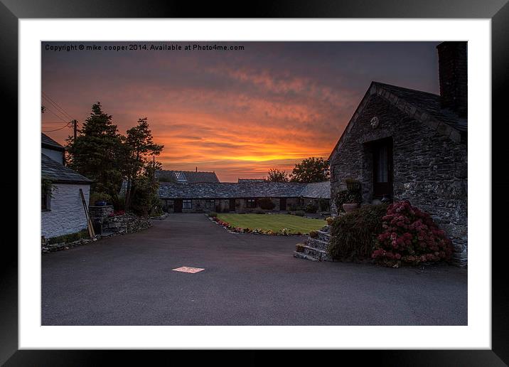  the mill house Framed Mounted Print by mike cooper