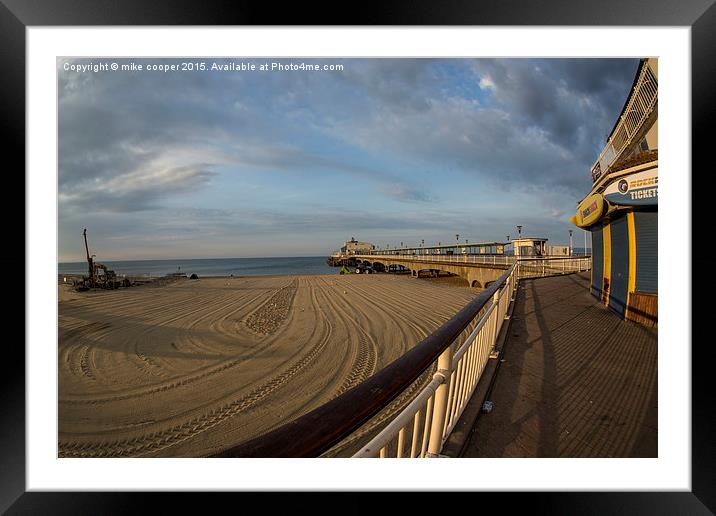  Bournemouth pier  Framed Mounted Print by mike cooper