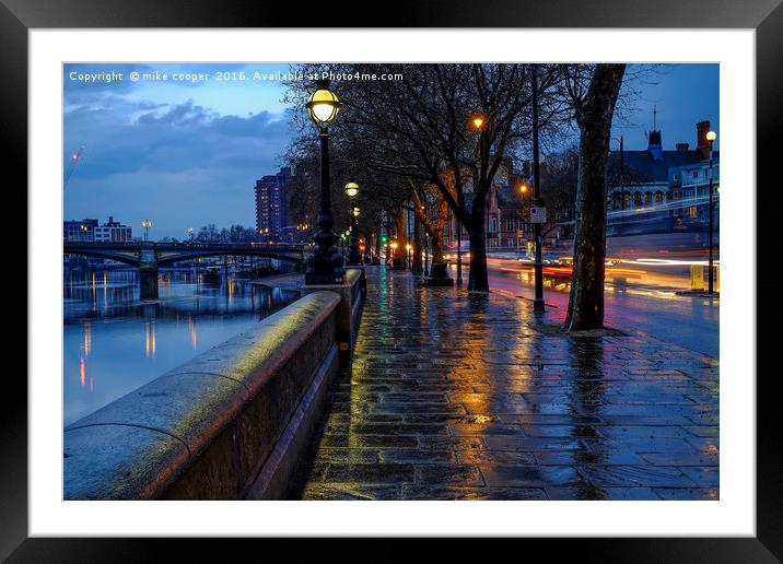 After the storm Framed Mounted Print by mike cooper