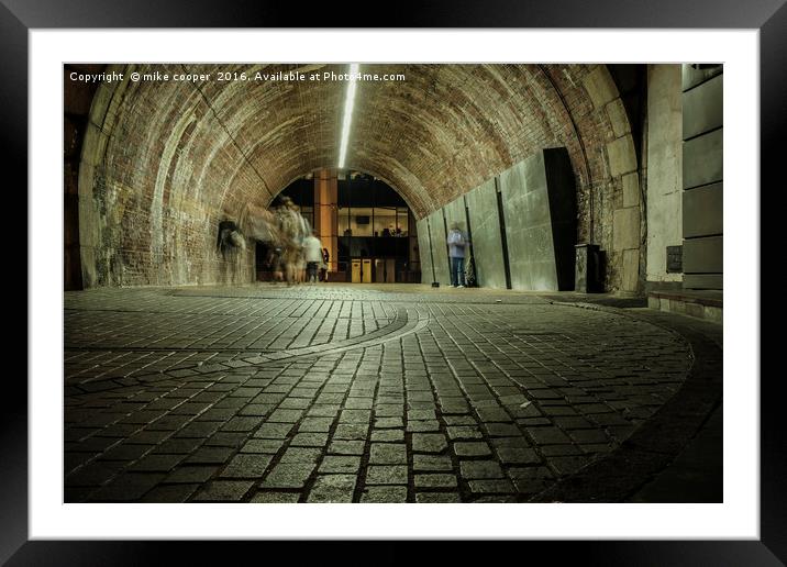underpass Framed Mounted Print by mike cooper