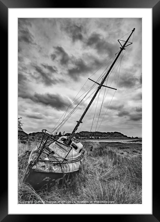 High and Dry Framed Mounted Print by Philip Hodges aFIAP ,