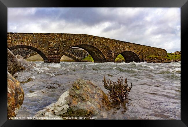 Sligachan Old Bridge Framed Print by Philip Hodges aFIAP ,