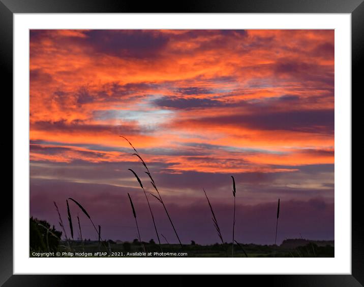 Dawn at Kirkandrews Framed Mounted Print by Philip Hodges aFIAP ,