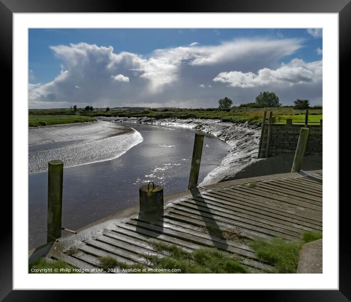 Wigtown Harbour Framed Mounted Print by Philip Hodges aFIAP ,