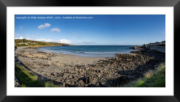 Coverack Bay Framed Mounted Print by Philip Hodges aFIAP ,