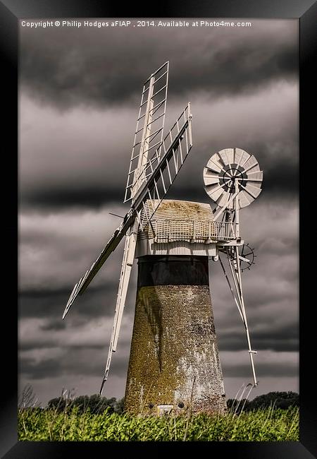 Norfolk Windmill  Framed Print by Philip Hodges aFIAP ,