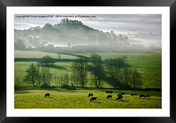 Early Morning Mist  Framed Mounted Print by Philip Hodges aFIAP ,