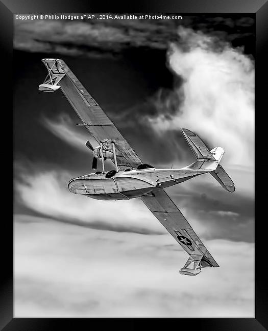   Consolidated Catalina PBY-5A Framed Print by Philip Hodges aFIAP ,