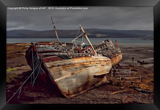  Ending Their Days Together ( Reprocessed ) Framed Print by Philip Hodges aFIAP ,
