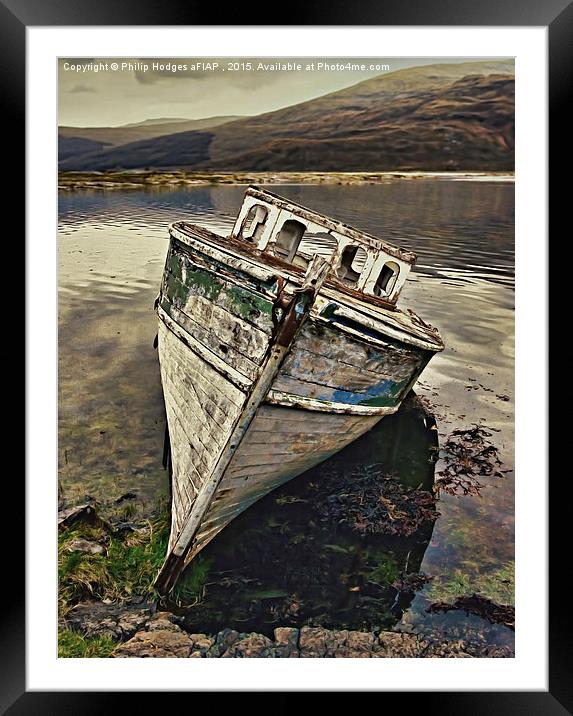 Journey's End  Framed Mounted Print by Philip Hodges aFIAP ,