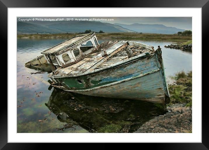 Journey's End 2  Framed Mounted Print by Philip Hodges aFIAP ,