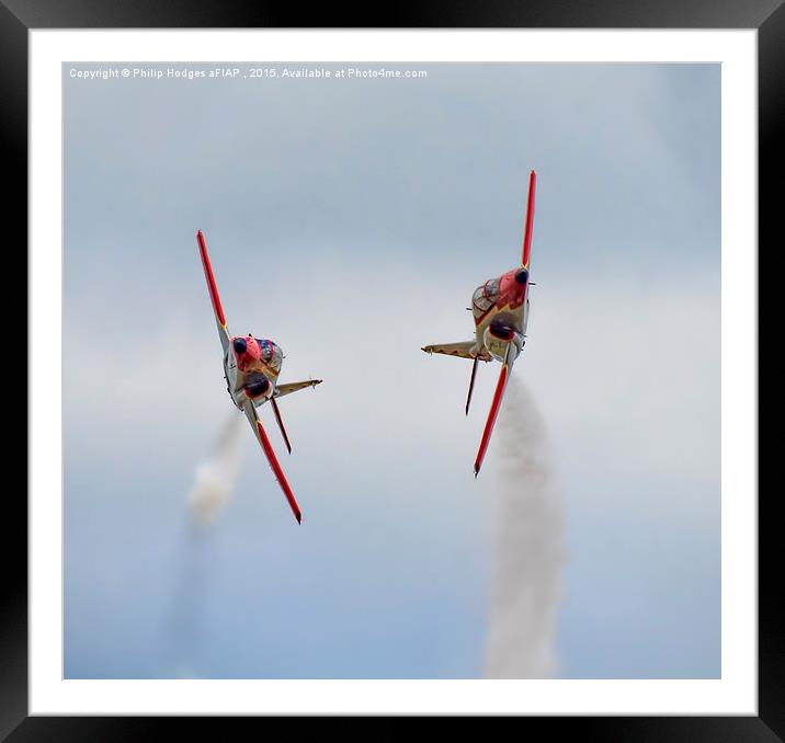 Patrulla Aguila Pair (1)  Framed Mounted Print by Philip Hodges aFIAP ,