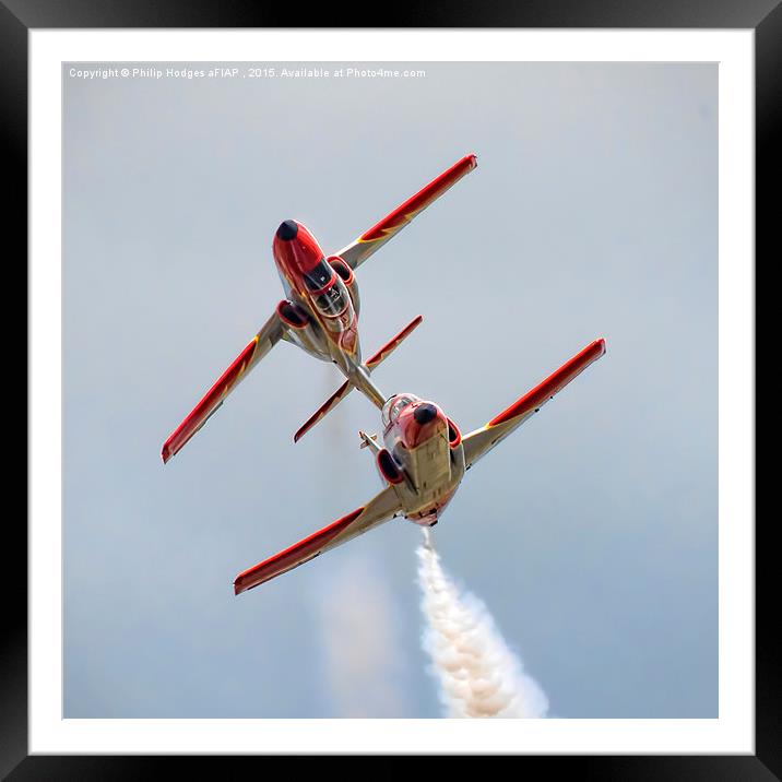  Patrulla Aguila Pair (3)  Framed Mounted Print by Philip Hodges aFIAP ,