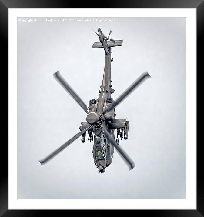  Apache AH1 (2)  Framed Mounted Print by Philip Hodges aFIAP ,