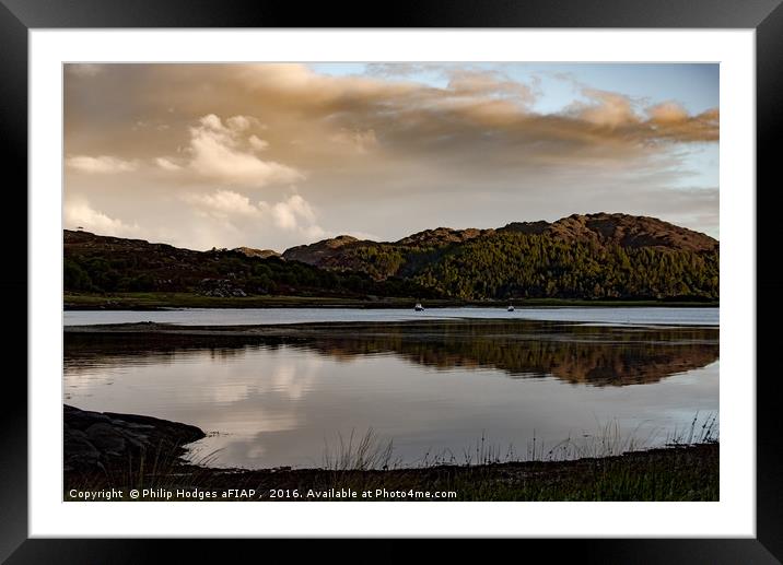 Dawn on the Shiel Estuary  Framed Mounted Print by Philip Hodges aFIAP ,