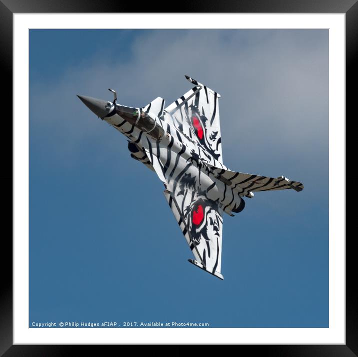 Colourful Rafale Framed Mounted Print by Philip Hodges aFIAP ,