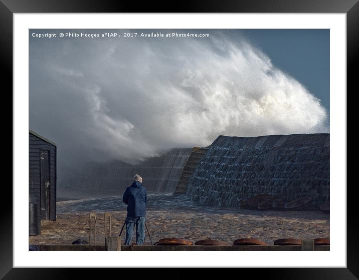 Eye of the Storm Framed Mounted Print by Philip Hodges aFIAP ,