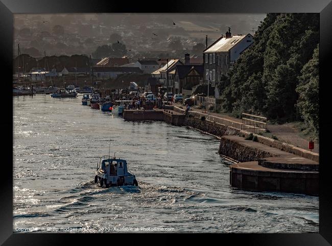 Bringing Home The Catch Framed Print by Philip Hodges aFIAP ,