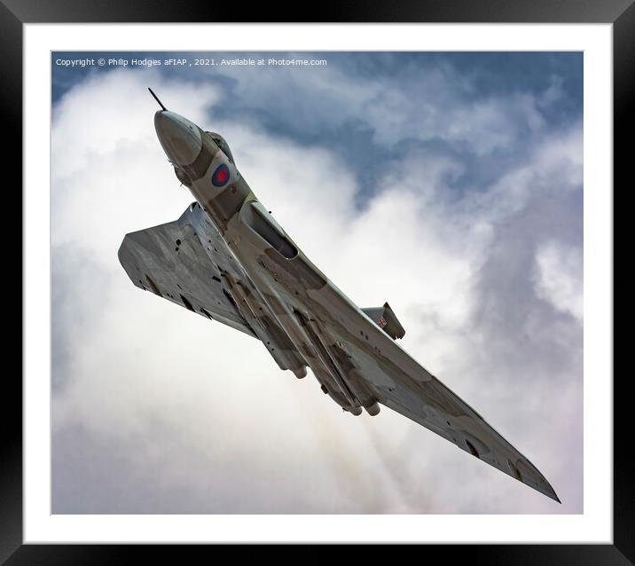 Avro Vulcan XH558 (5) Framed Mounted Print by Philip Hodges aFIAP ,
