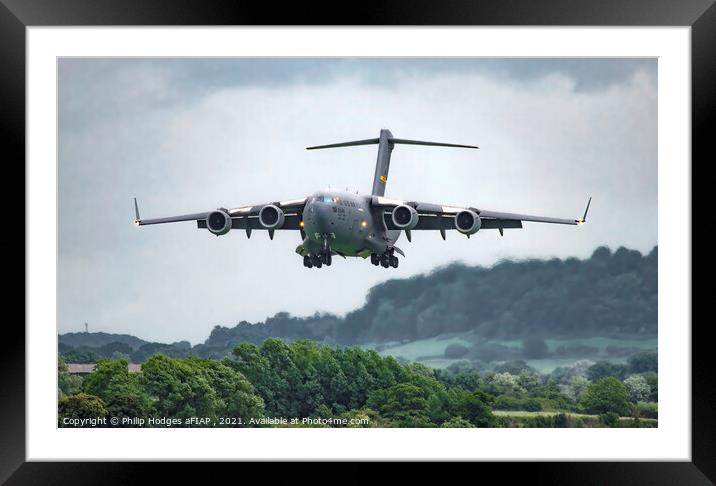 The Giant Arrives at Yeovilton 2015 Framed Mounted Print by Philip Hodges aFIAP ,