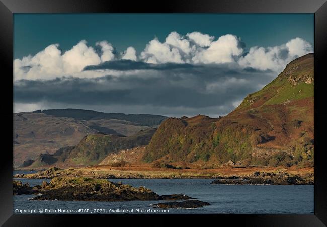 Southern coast of Mull Framed Print by Philip Hodges aFIAP ,