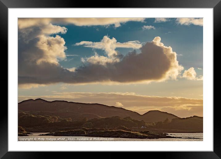 Clouds Over Mull Framed Mounted Print by Philip Hodges aFIAP ,