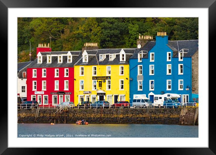 Tobermory Colours  Framed Mounted Print by Philip Hodges aFIAP ,
