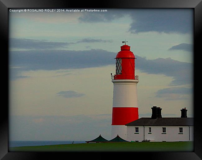 SOUTER LIGHTHOUSE" Framed Print by ROS RIDLEY