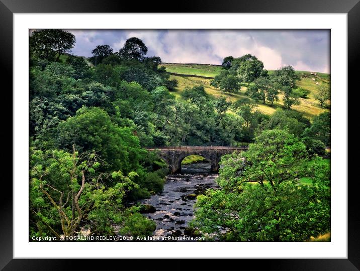"Ribblesdale" Framed Mounted Print by ROS RIDLEY