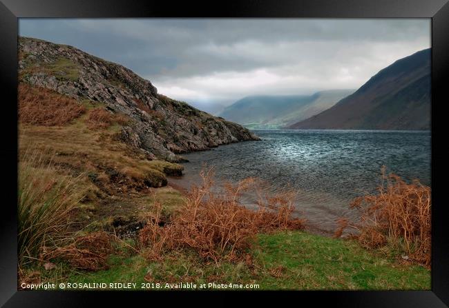 "Wastwater magic" Framed Print by ROS RIDLEY