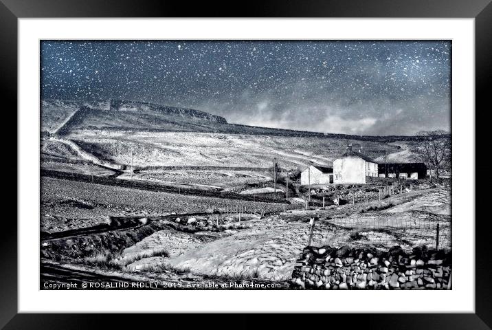 "A Winter's tale" Framed Mounted Print by ROS RIDLEY