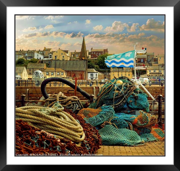 "This is Maryport" Framed Mounted Print by ROS RIDLEY