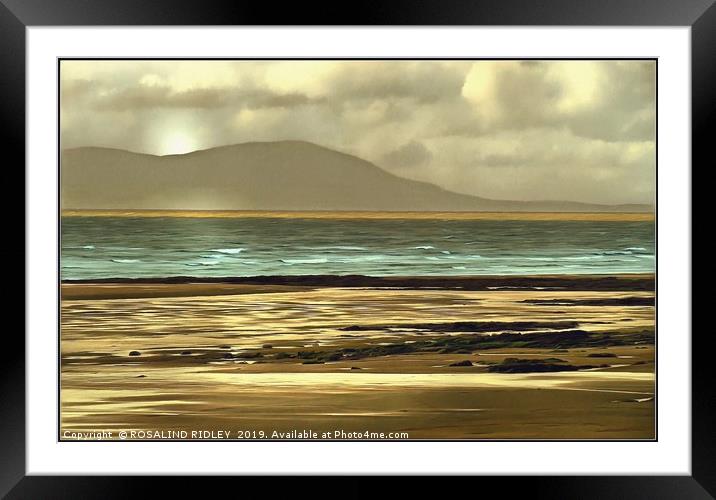 "Layers in Nature" Framed Mounted Print by ROS RIDLEY