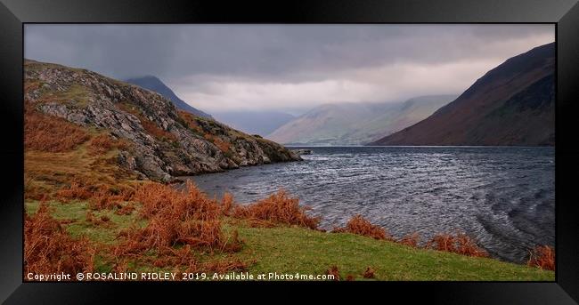 "Autumn mists over Wastwater" Framed Print by ROS RIDLEY