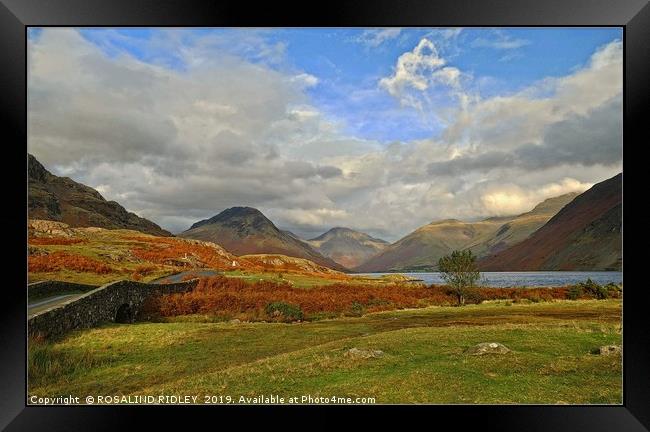"Pastel Wasdale" Framed Print by ROS RIDLEY