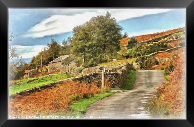 "Wasdale Autumn" Framed Print by ROS RIDLEY