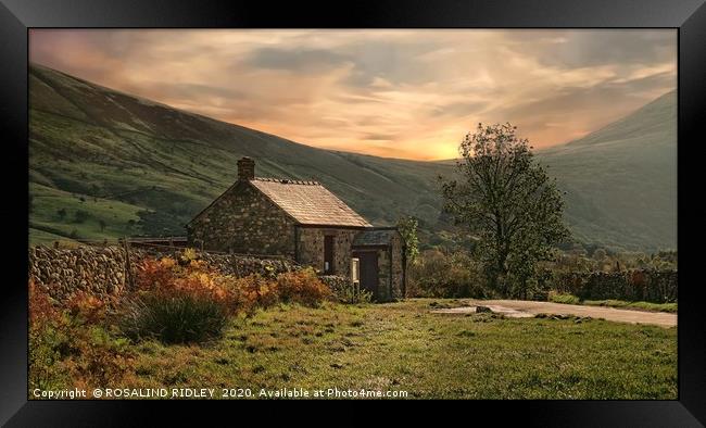 "Misty sunset Wasdale Head " Framed Print by ROS RIDLEY