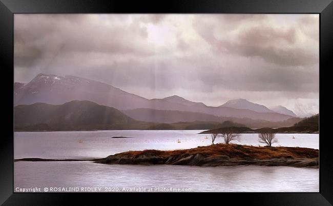 "Misty Mauve Norway " Framed Print by ROS RIDLEY