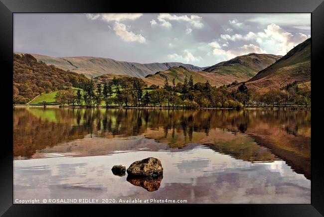 "Ullswater Reflections" Framed Print by ROS RIDLEY