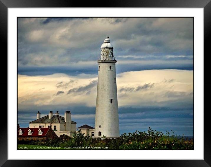 "St.Mary's in the Clouds" Framed Mounted Print by ROS RIDLEY