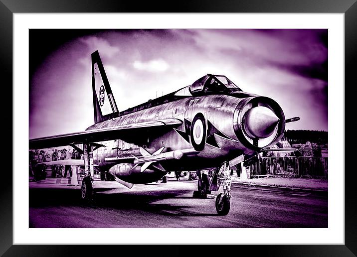 ENGLISH ELECTRIC "LIGHTNING"  Framed Mounted Print by paul willats