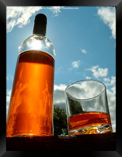  Whisky in the sun Framed Print by Kevin McAdam