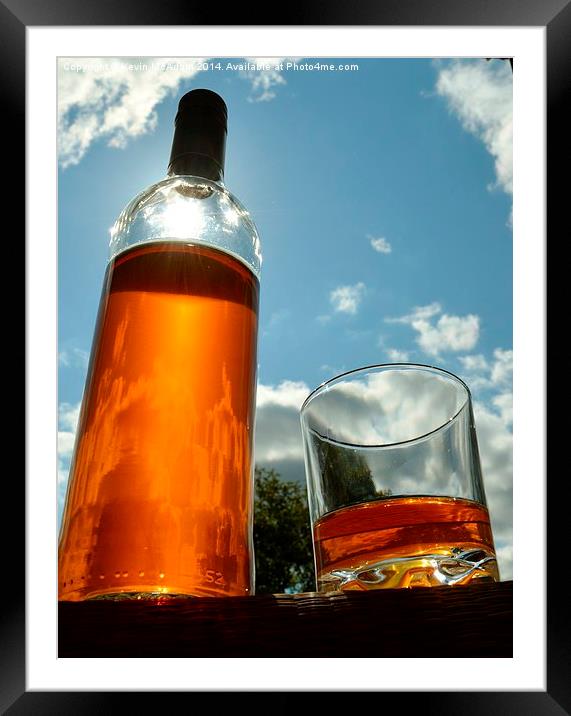  Whisky in the sun Framed Mounted Print by Kevin McAdam