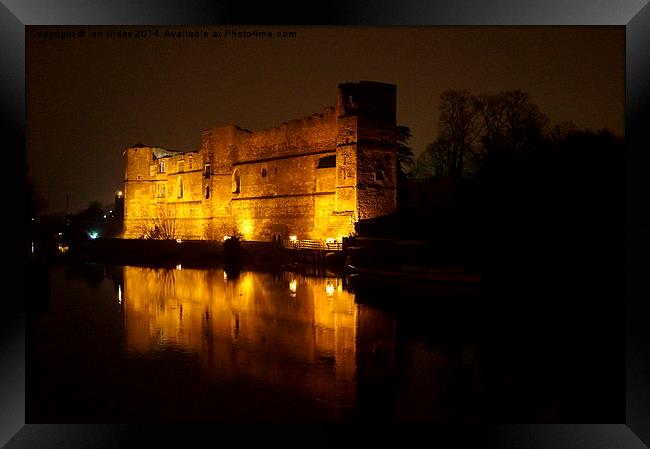  Castle by Night Framed Print by Ian Hides