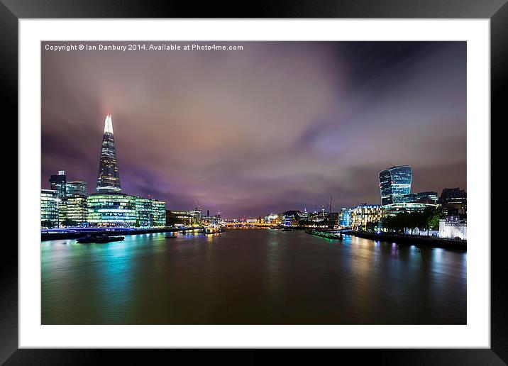  Old Father Thames Framed Mounted Print by Ian Danbury