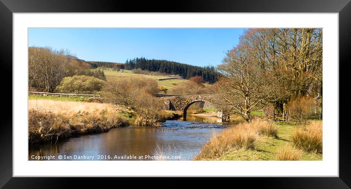 Dartmoor Two Bridges Framed Mounted Print by Ian Danbury