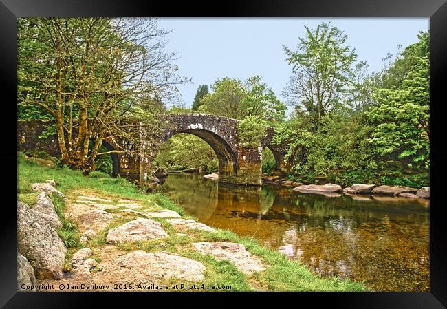 Hexworthy Bridge Framed Print by Ian Danbury
